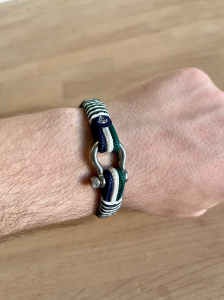 Constantin Nautics Nautical Rope Bracelet - Blue, Green & White