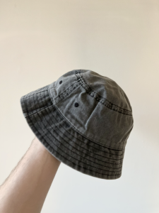 H&M Cotton Sun Bucket Hat - Dark Grey