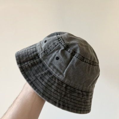 H&M Cotton Sun Bucket Hat – Dark Grey