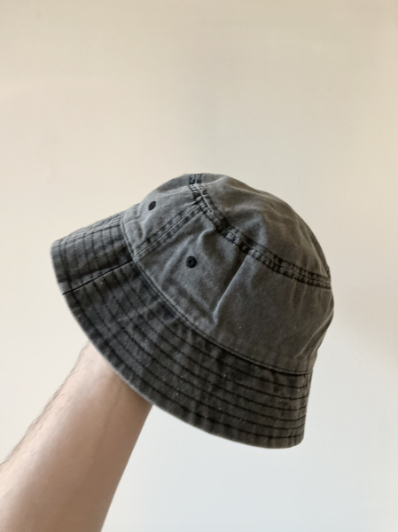H&M Cotton Sun Bucket Hat - Dark Grey