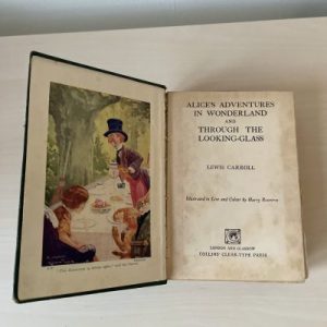 Vintage Alice in Wonderland Book (Illustrated)